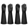 18" Rubber Gloves Heavy Duty Chemical Resistant Gloves Latex Protective