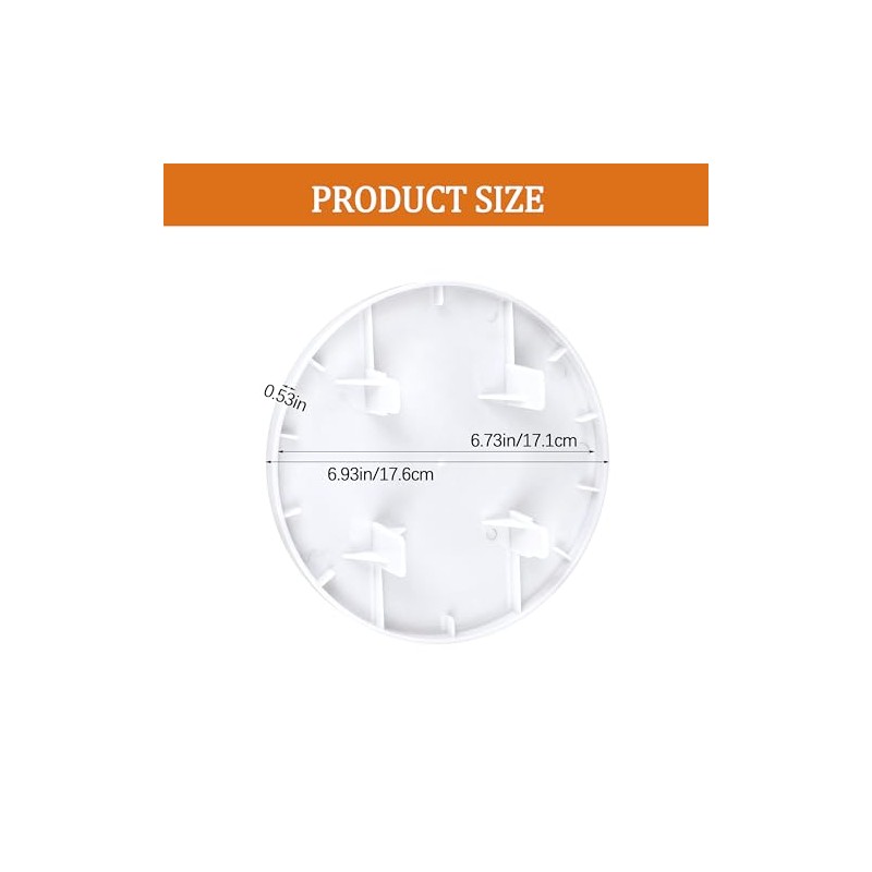 Plastic Electric Meter Cover Plate for Milbank 6002（white)2pack