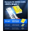 Marsauto 9007/HB5 Fog Light Bulbs, 34,000LM Ultra-Bright for Wider Vision,