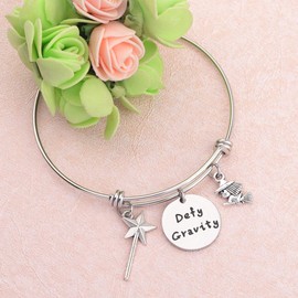 Wicked Inspired Defy Gravity Bracelet Wicked The Musical Bracelet (Silver)