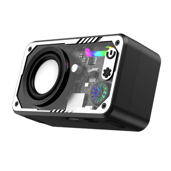 GlimpseGate Bluetooth Speaker with RGB Lights,5W Small Wireless Speaker with