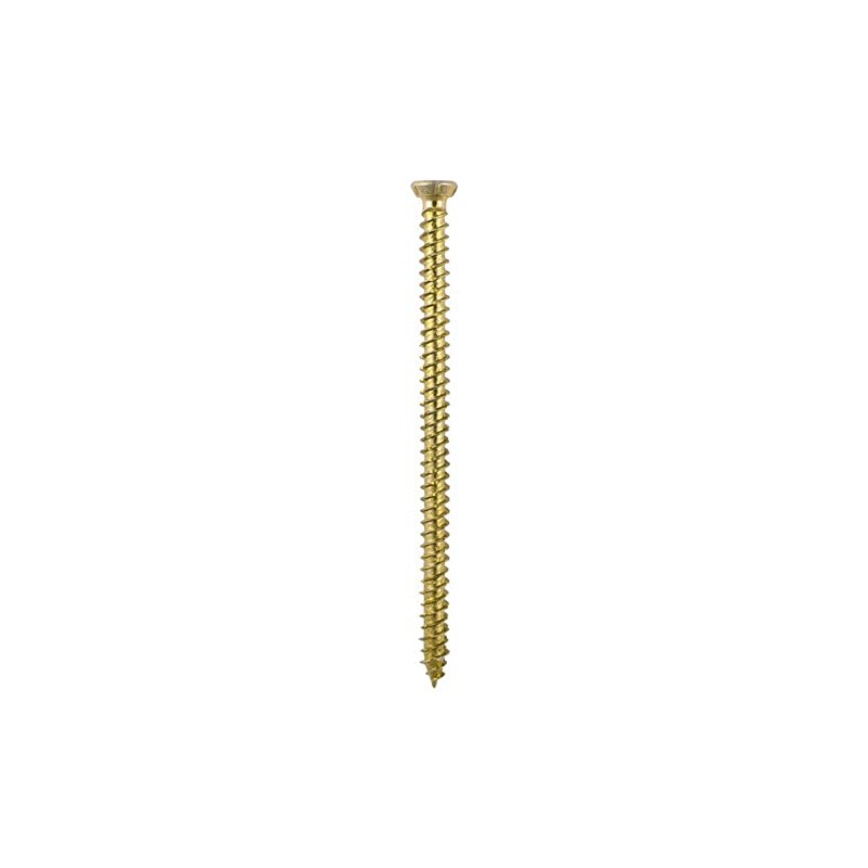 TIMCO Concrete Screws Flat Countersunk Yellow- 7.5 x 50