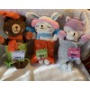 Target Fireside Pals Plush Fox Rabbit Bear Swaddle 10" Stuffed