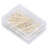 100pcs Metallic Paper Clips Golden Electroplating Process Anti Rust Paper