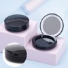 Cushion Foundation Case LED Light Round Mirror Compact Internal Case