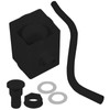 SPARES2GO Rainwater Diverter 65mm Square 68mm Round Downpipe Water Butt