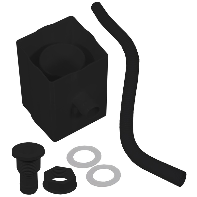 SPARES2GO Rainwater Diverter 65mm Square 68mm Round Downpipe Water Butt