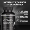 Citrato De Magnesio 400mg 240 Cápsulas Natural- Nuboost