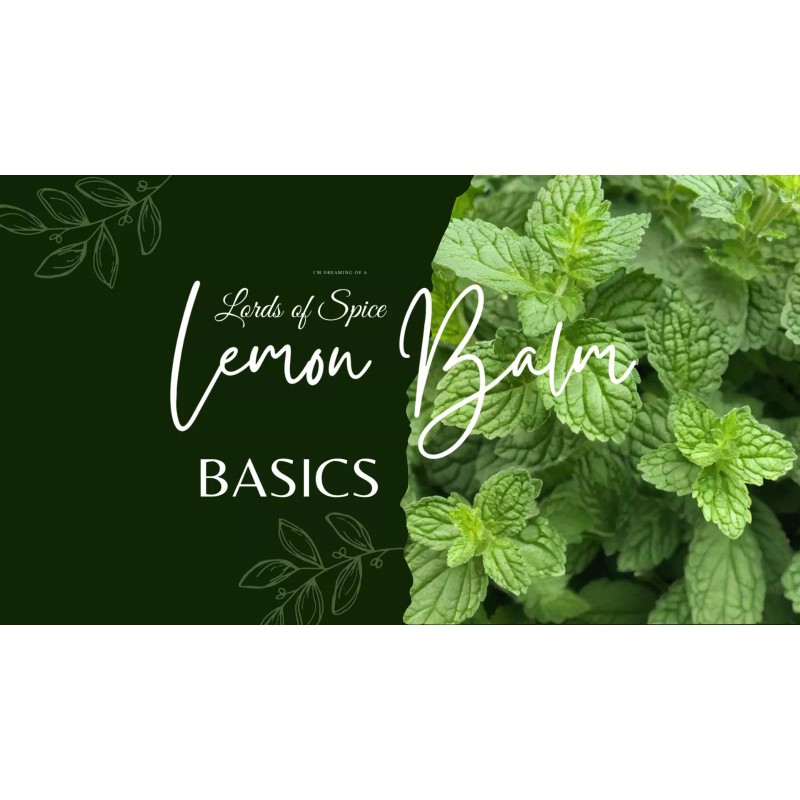 100% Pure Lemon Balm Extract Lemon Balm Tincture Organic Drops