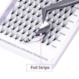 Premade Lash Fans 10D 0.07 Volume Lash Extensions Soft Individual Lashes Premade Fans Eyelash Extensions Russian Pre Fan Lash Extensions (10D-0.07-D, 8-14mm)