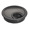 SOTECH Cable grommet black matt drill diameter 60 mm external