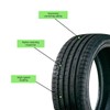 Accelera Phi-R All-Season Passenger Car Performance Radial Tire-195/45R15 195/45/15 195/45-15