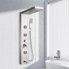 AlenArt Shower Panel Massage Jets Rainfall Waterfall Shower Head, Shower