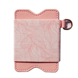 QIAQIAYU Minimalist Card Holder Wallet Vertical Card Holder Slim Wallet for Women Men, Pink B, Fashion, YZZ01340