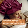 Silk Bonnet Sleep Cap for Sleeping Long Hair, Silk Bonnet