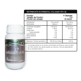 Colgeno Hidrolizado Vitamina C Dharmalife 90 Tabletas Sin Sabor