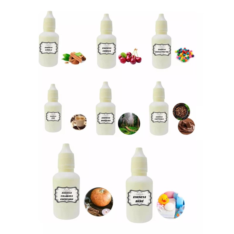 La Brujita Wax 4 Esencias Para Velas Concentradas 30 Ml.