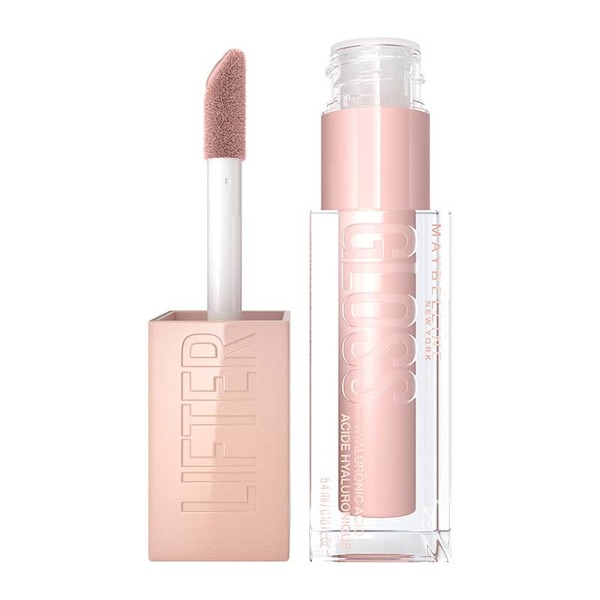 Maybelline Lifter Gloss Plumping Hydrating Lip Gloss with Hyaluronic Acid, Moon_Maybellinerliftergloss