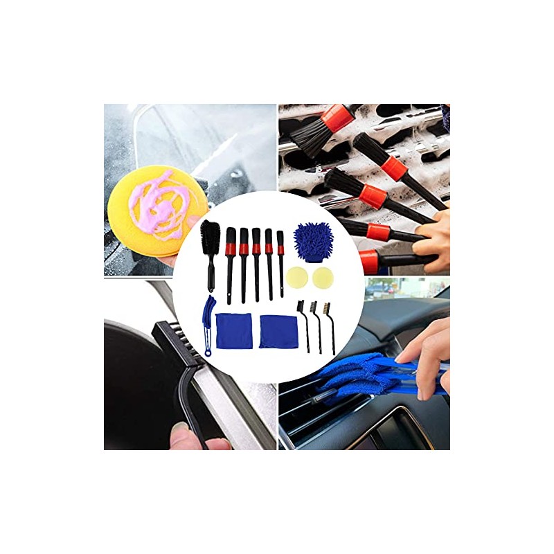Cepillo para Ruedas, Cepillos para Lavado de Autos, 15 Piezas