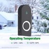 AIDA Lighted Wireless Doorbell for Home, Waterproof Battery Doorbell Wireless