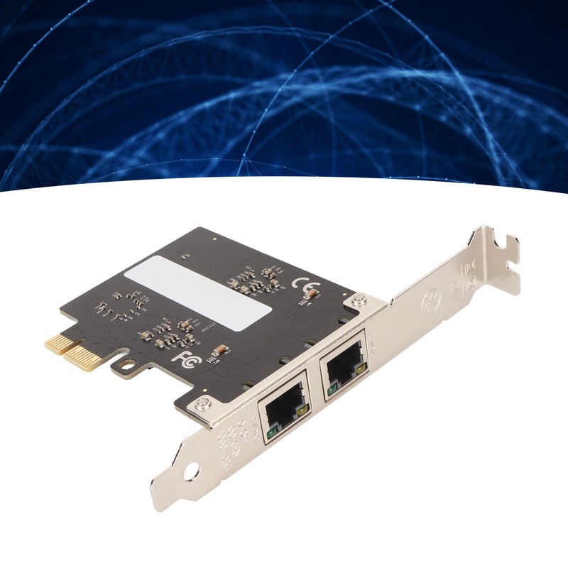 PCIe 2.5G Network Card Dual Port RTL8125B 2500M 1000M Computer