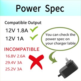 12.6V Charger for Coasteering Planet Pro SP1 SP2 Cordless Robotic Pool Vacuum Cleaner Power Adapter Cord