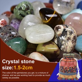 YIUWOD 4 pieces semi-precious stones, gemstones, healing stones, 1.5-2 cm, decorative stones, healing stones, coloured stones, suitable for wedding decoration, table decoration