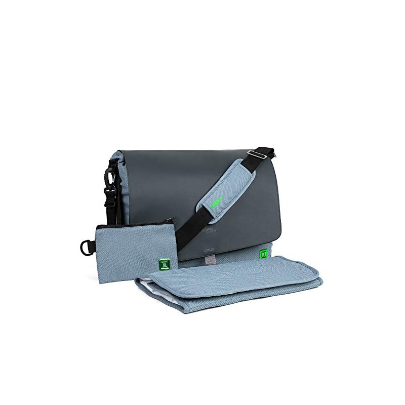 Moon Changing Bag Messenger Bag Ocean RF/Anthracite, transparent clear