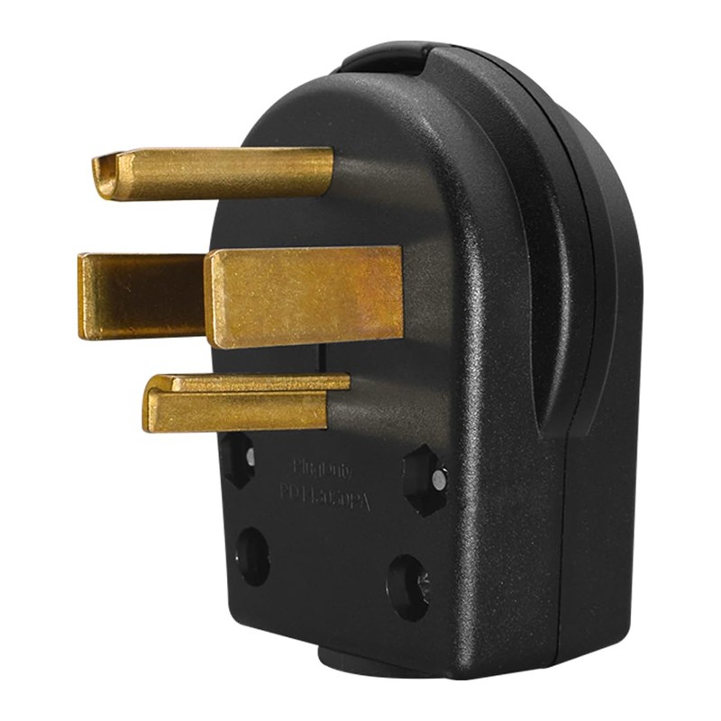 JORINDO Right Angle Nema 14-30P 30A 250V AC Plug,3 Pole