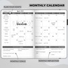 Clever Fox Planner – Undated Weekly & Monthly Planner for