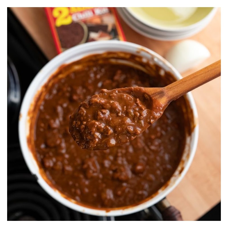 Wick Fowler's 2-Alarm Chili Kit, Texas Style Chili Seasoning Mix