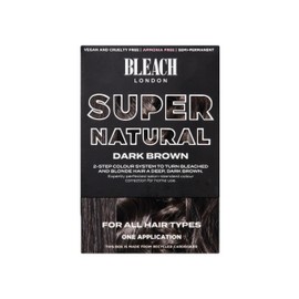 BLEACH LONDON DARK BROWN SUPER NATURAL KIT - Semi-Permanent Dark Brown Colour Correction Kit