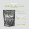 Wellthy Creatina Monohidrata 450g. 100% Pura, Sin Sabor, Sin Azúcar,