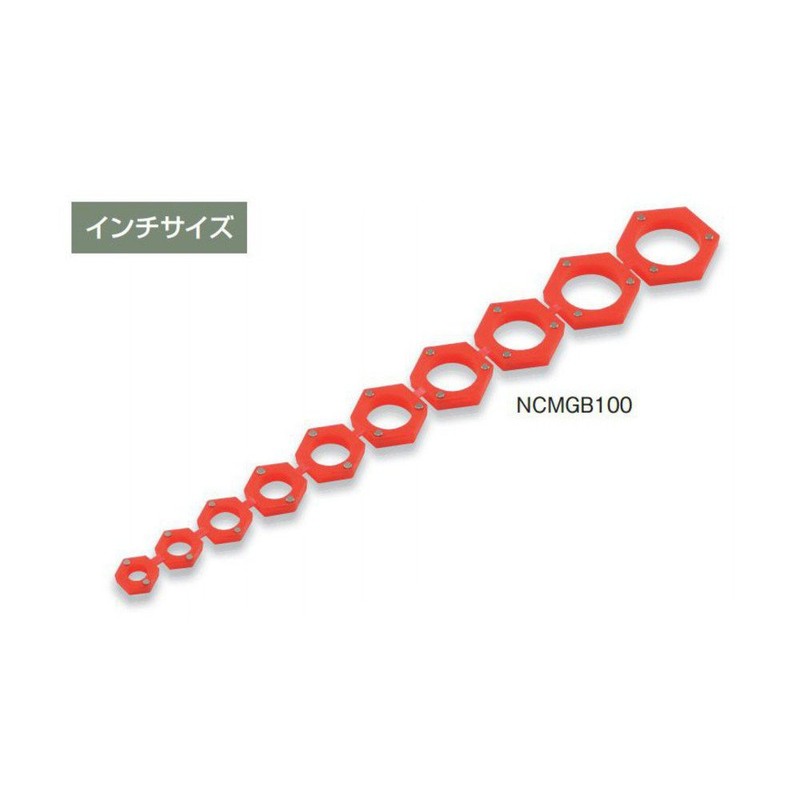 トネ(TONE) ナットキャッチマグネット(インチソケット用) NCMGB100 レッド インチ