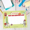 Papierdrachen Timetable DIN A4 Pad – Forest Animals – Writeable