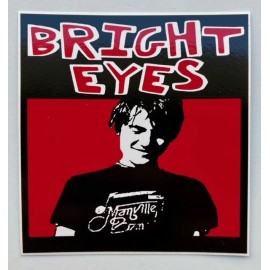 Bright Eyes Sticker Vinyl Decal Car Bumper Window  4" X 4" (95)
