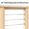 BLIKA 20 Pairs 1/8" Cable Railing Kit Swage Toggle Turnbuckle