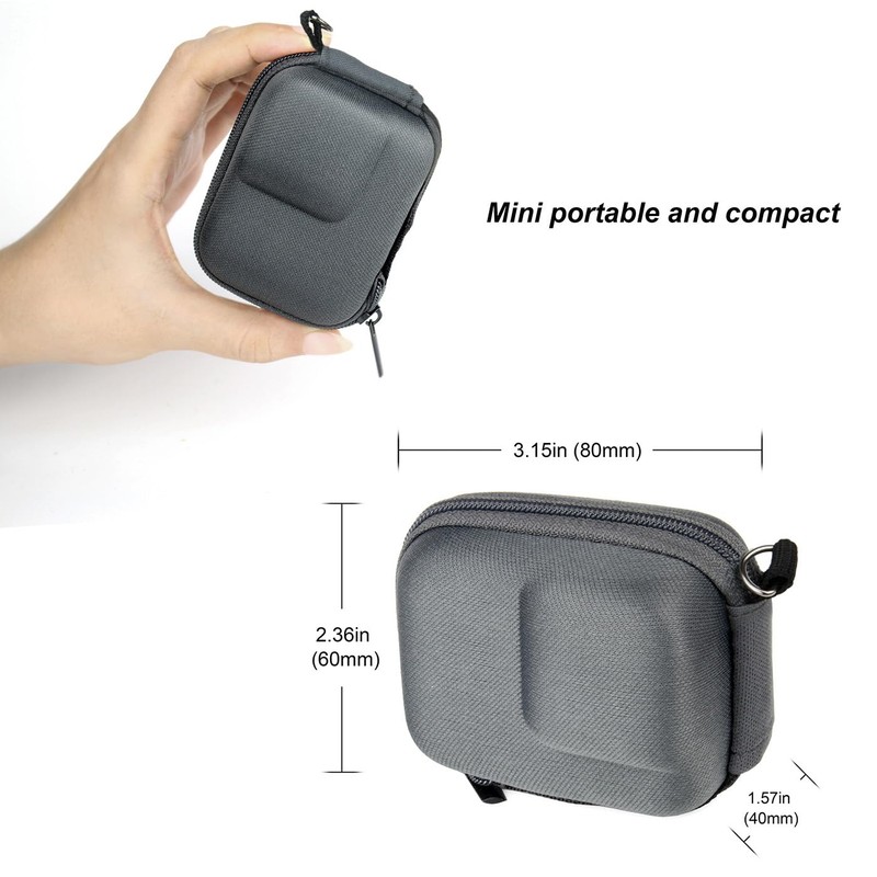 SOONSUN Small Carrying Case for GoPro Hero 9/10/11/12/13 Black, Mini