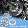 sourcing map 12pcs F7-13M Thrust Ball Bearings, 7mm x 13mm