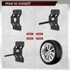 Trailer Spare Tire Mount for for Utility Trailer,Enclosed Trailer Spare