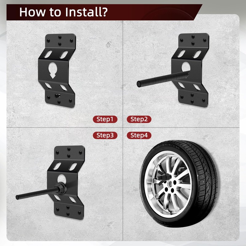 Trailer Spare Tire Mount for for Utility Trailer,Enclosed Trailer Spare