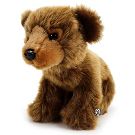 Bear Cuddly Toy Brown Bear Grizzly Plush Toy Brown Sitting Vitali - Cuddly Toys *biz