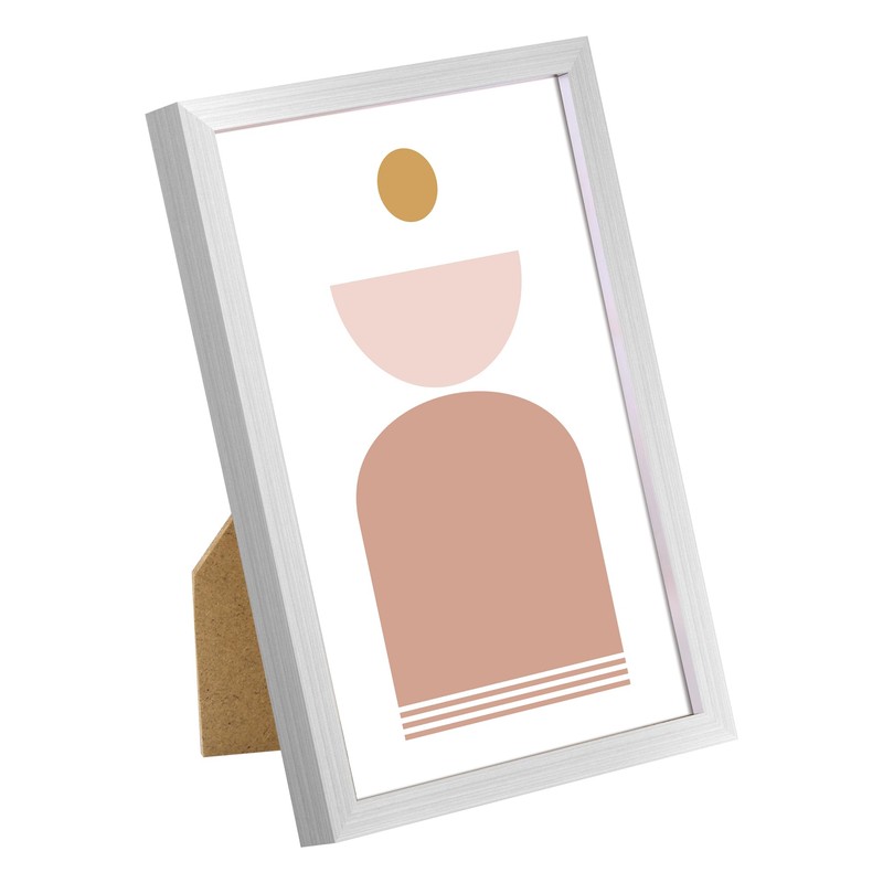 upsimples 4x6 Picture Frame Set of 3 Silver