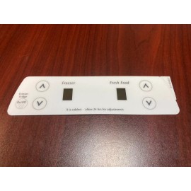 Frigidaire 241604007 Refrigerator Label Control OEM part, brand new