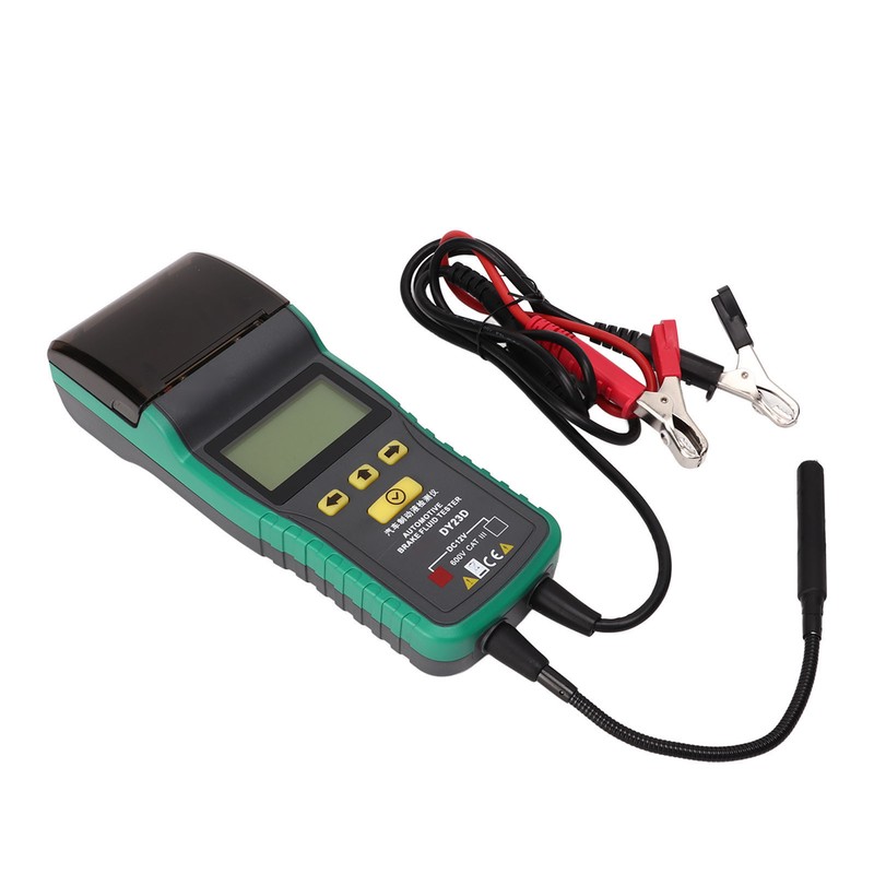 Car Brake Fluid Tester LCD Display Printing Audible Visual Alarm