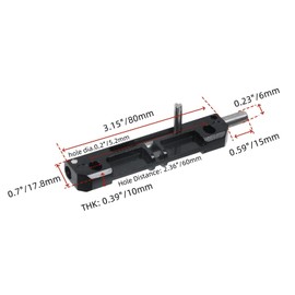 FarBoat 4 Pcs Right Spring Loaded Latch Zinc Alloy Spring Loaded Barrel Bolt Latch Normally Locked Flush Bolt for Industrial Device Door Equipment Doors, Black