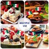 AhfuLife Mexican Flags Toothpicks for Cinco De Mayo Decorations, 200