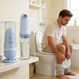 Bidé Portátil Para Viajes Sprayer Eléctrico Manual de 3 Modos Limpiador De Higiene Personal Para Inodoro para Mujeres Hombres Hogar Hotel Cuarto de Baño Exterior Camping Entrenamiento