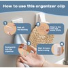 Zgwansui 6 PCS Adhesive Wall Clips for Hanging, Tapestry Hangers
