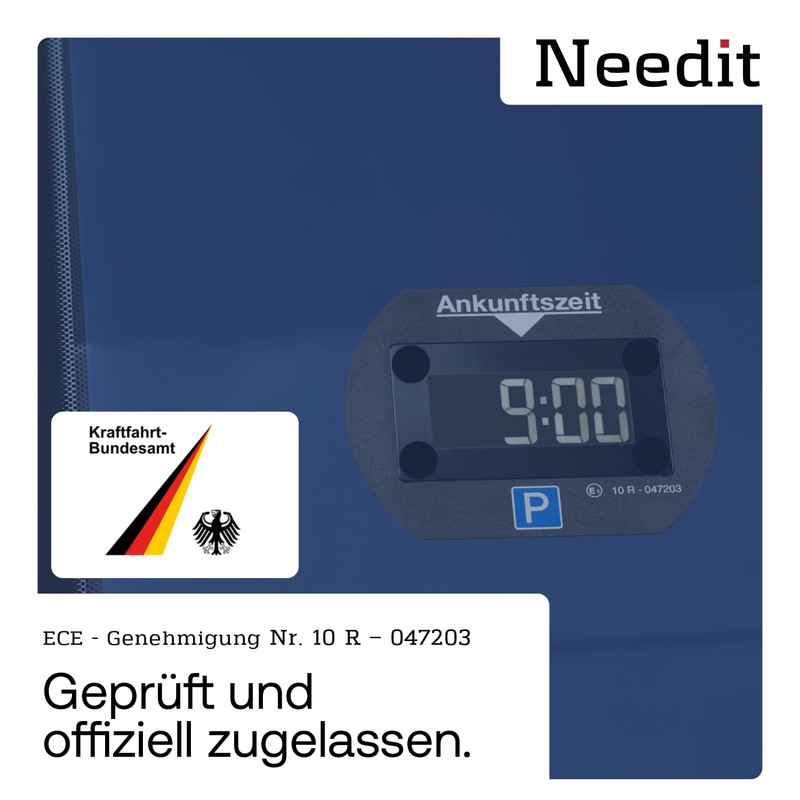 Electronic Digital Timer Clock With Certification (Black)